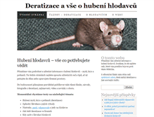Tablet Screenshot of deratizace.org